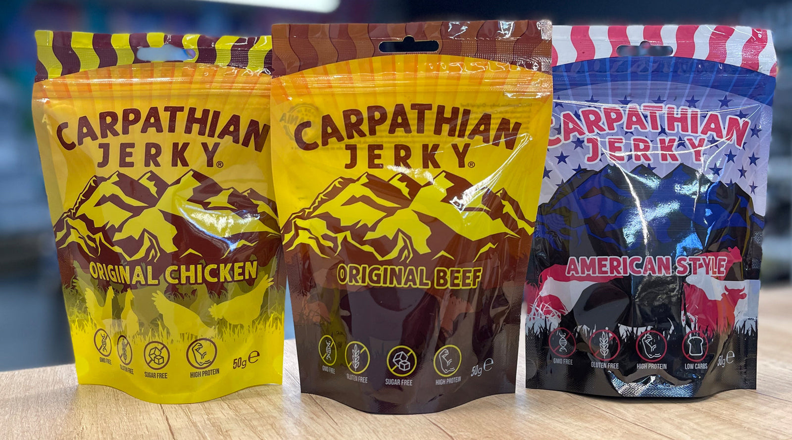 Carpathian Jerky — gustare proteică românească autentică