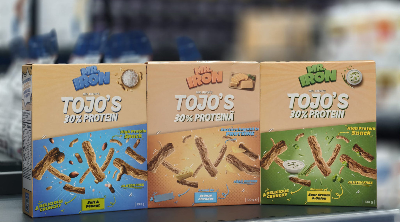 Mr. Iron Tojo's — pufuleți sărați cu 30% proteină