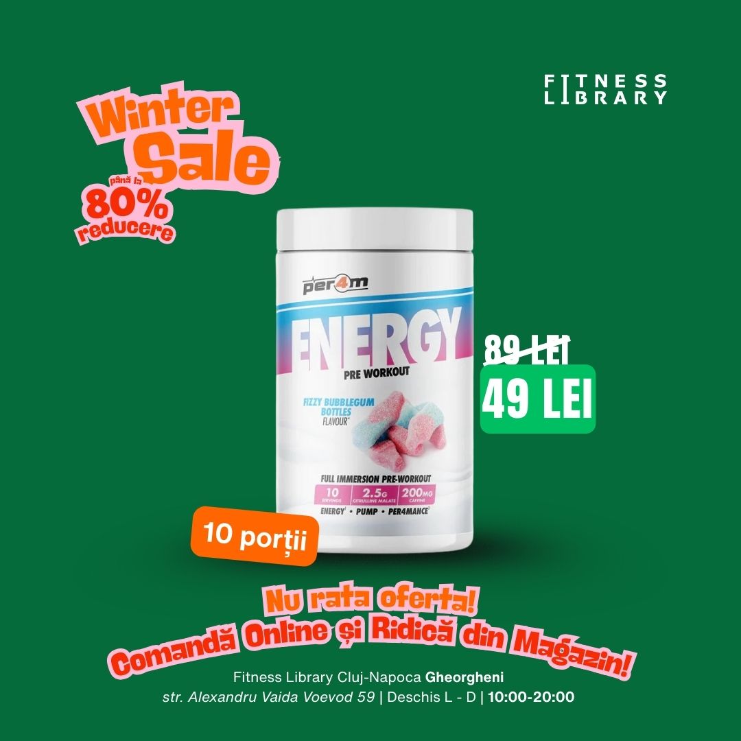 Per4m Energy Pre-workout - 10 serv - Fizzy Bubblegum
