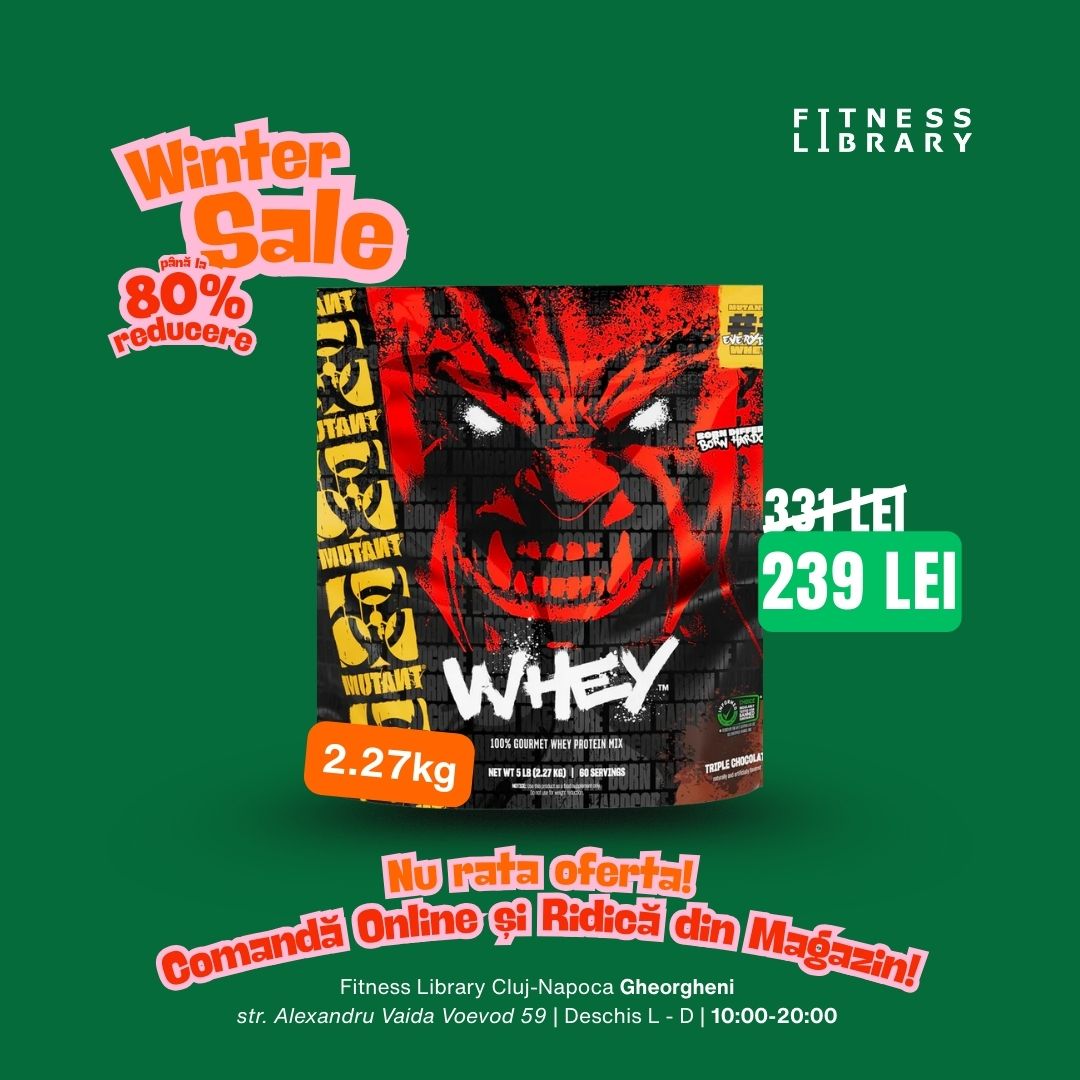 Proteine din Zer Mutant Whey - 2270 g