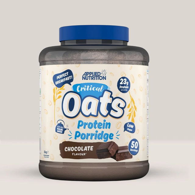 Terci proteic Critical Oats: Energie constantă și performanță toată ziua, din ovăz organic și proteine de calitate.