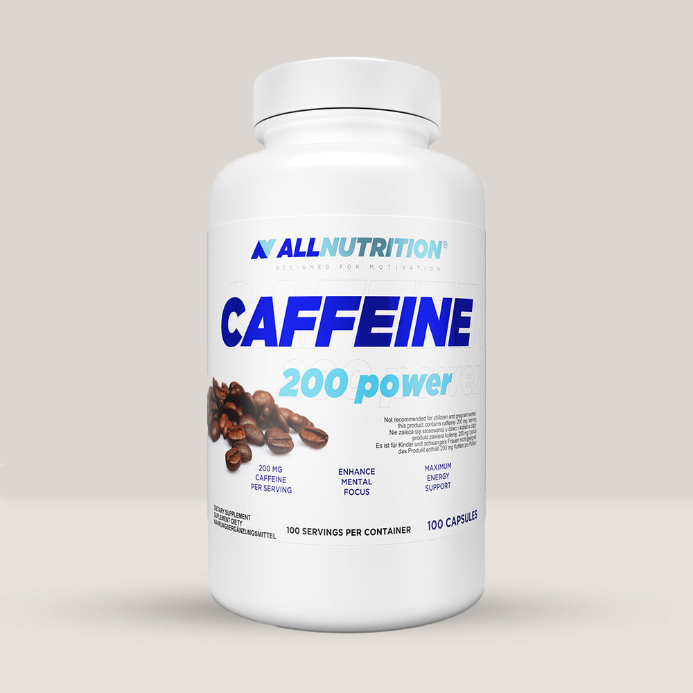 Energie pură. Performanță maximă. Cofeina Anhidră ALLNUTRITION.