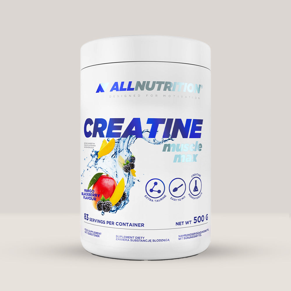 Creatina Muscle Max (mango): Performanță maximă, siluetă sculptată. Energie și rezistență pentru noi culmi.