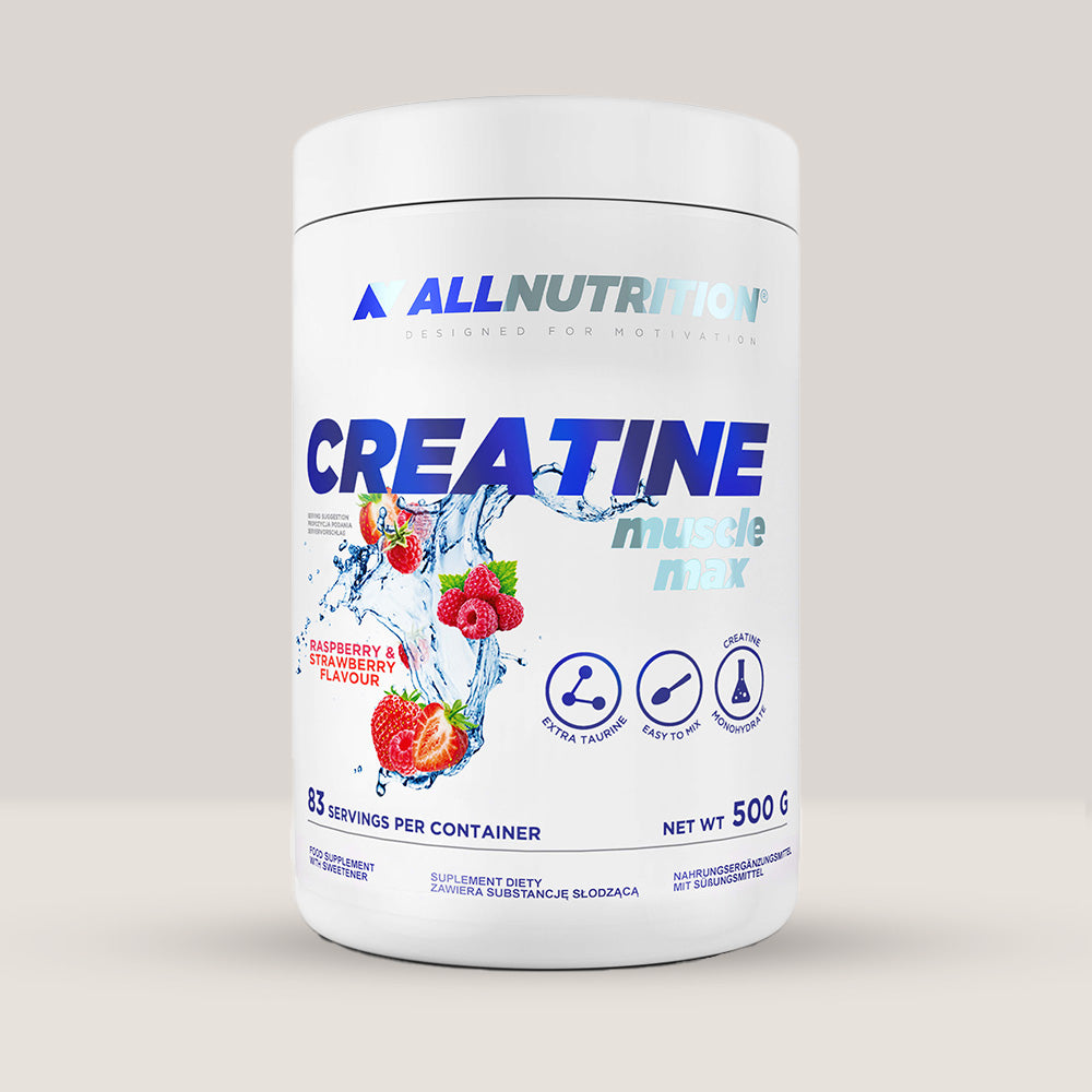 Creatină Muscle Max Căpșuni: Performanță maximă, recuperare rapidă, rezultate vizibile.