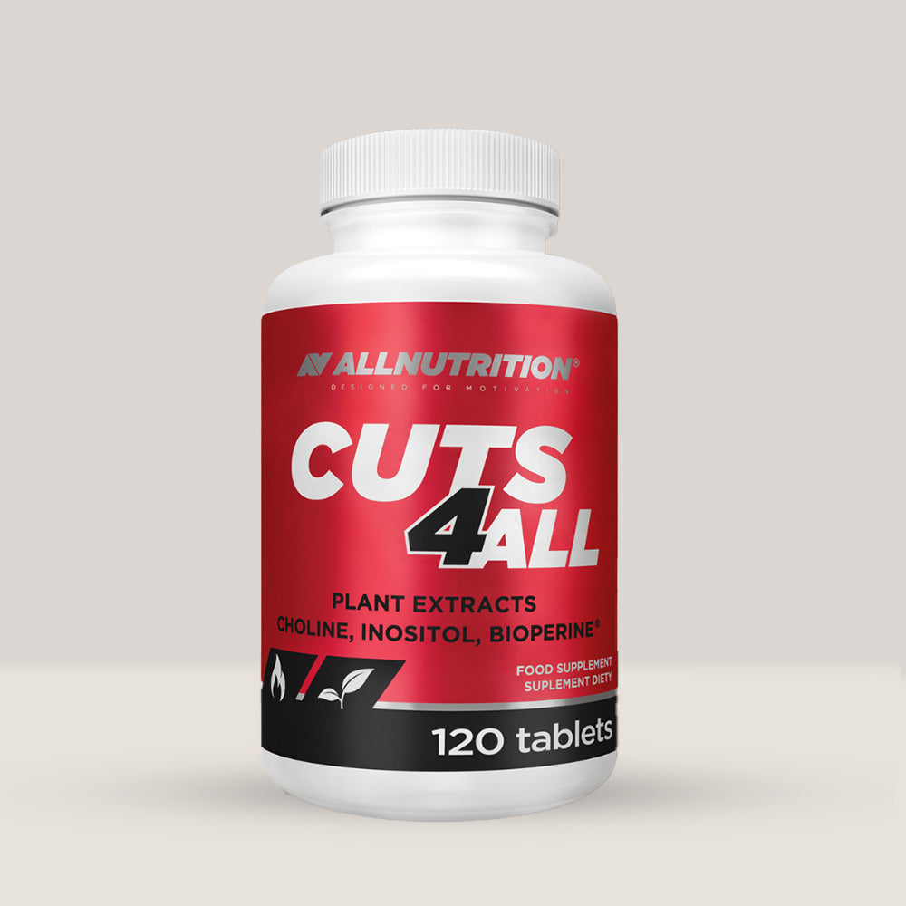 Siluetă visată? Cuts4All de la ALLNUTRITION oferă energie și definire musculară.