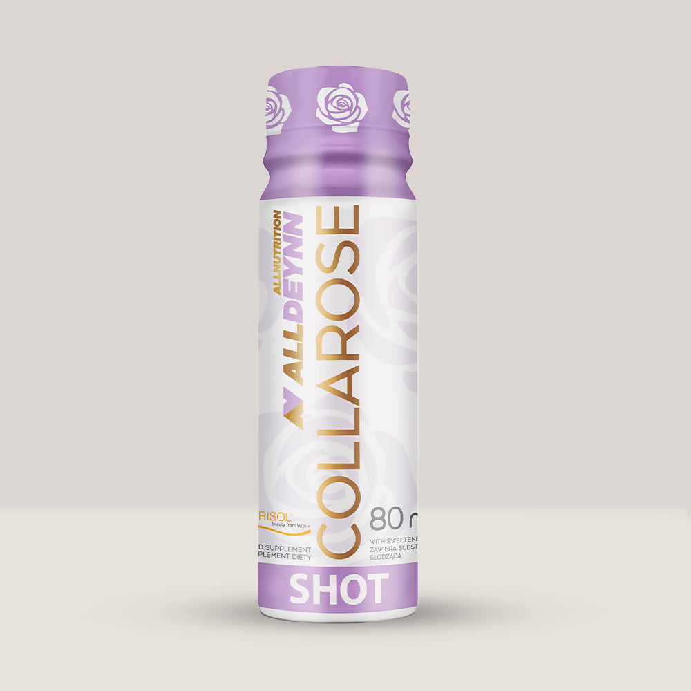 Imagine cu suplimentul lichid Collarose Shot de la ALL DEYNN, 80ml.