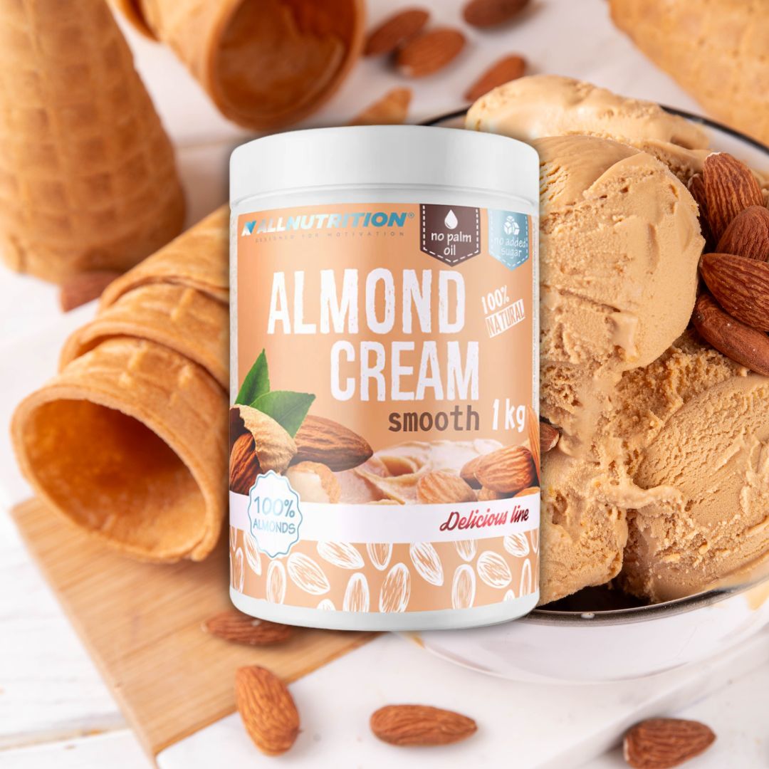 Unt de migdale cremos ALLNUTRITION: energie pură pentru vitalitate și echilibru.