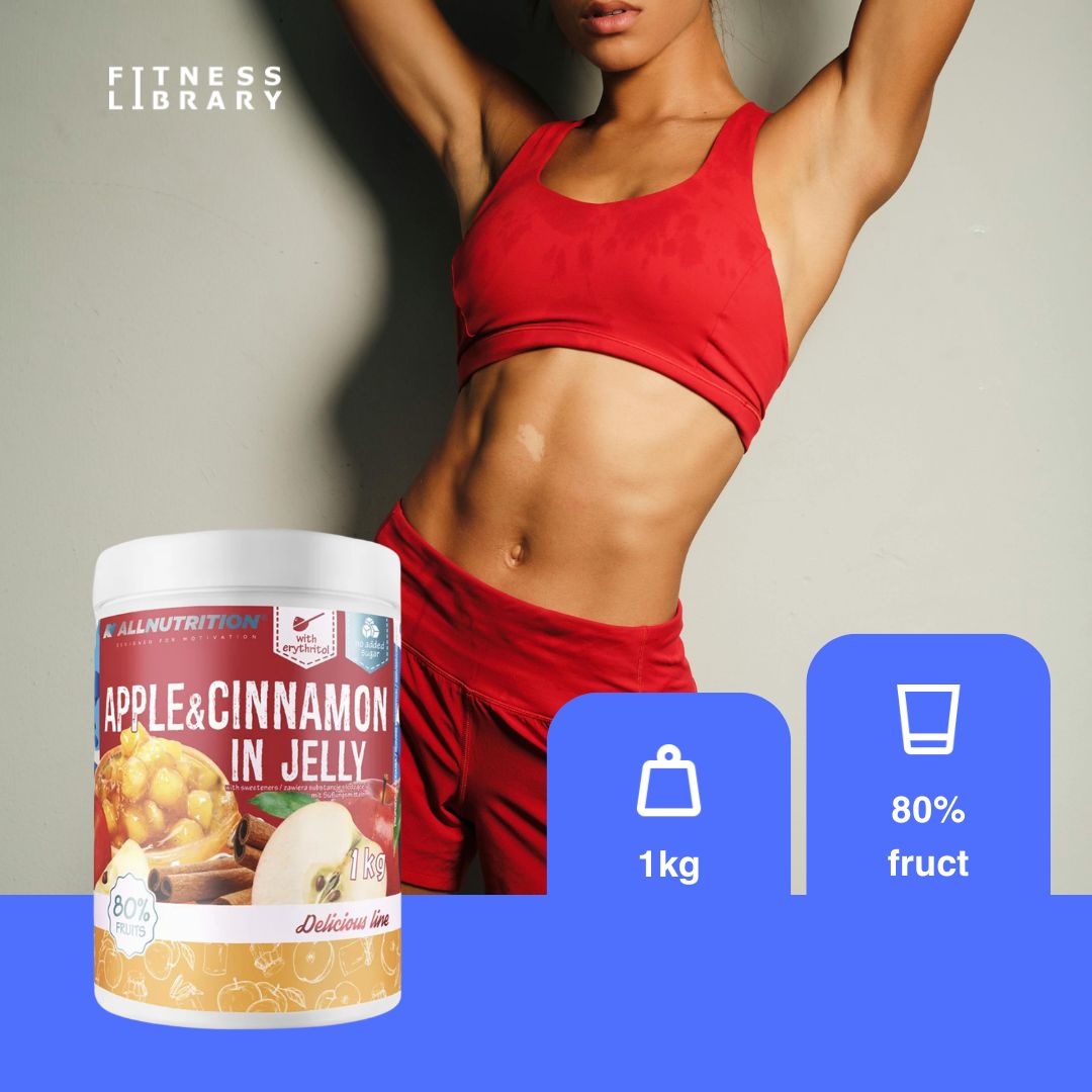 Dimineți aurii cu mere și scorțișoară, fără zahăr.  ALLNUTRITION - Plăcere și wellbeing.