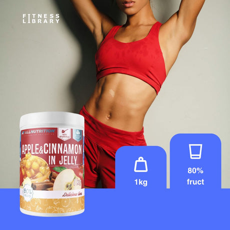 Dimineți aurii cu mere și scorțișoară, fără zahăr.  ALLNUTRITION - Plăcere și wellbeing.