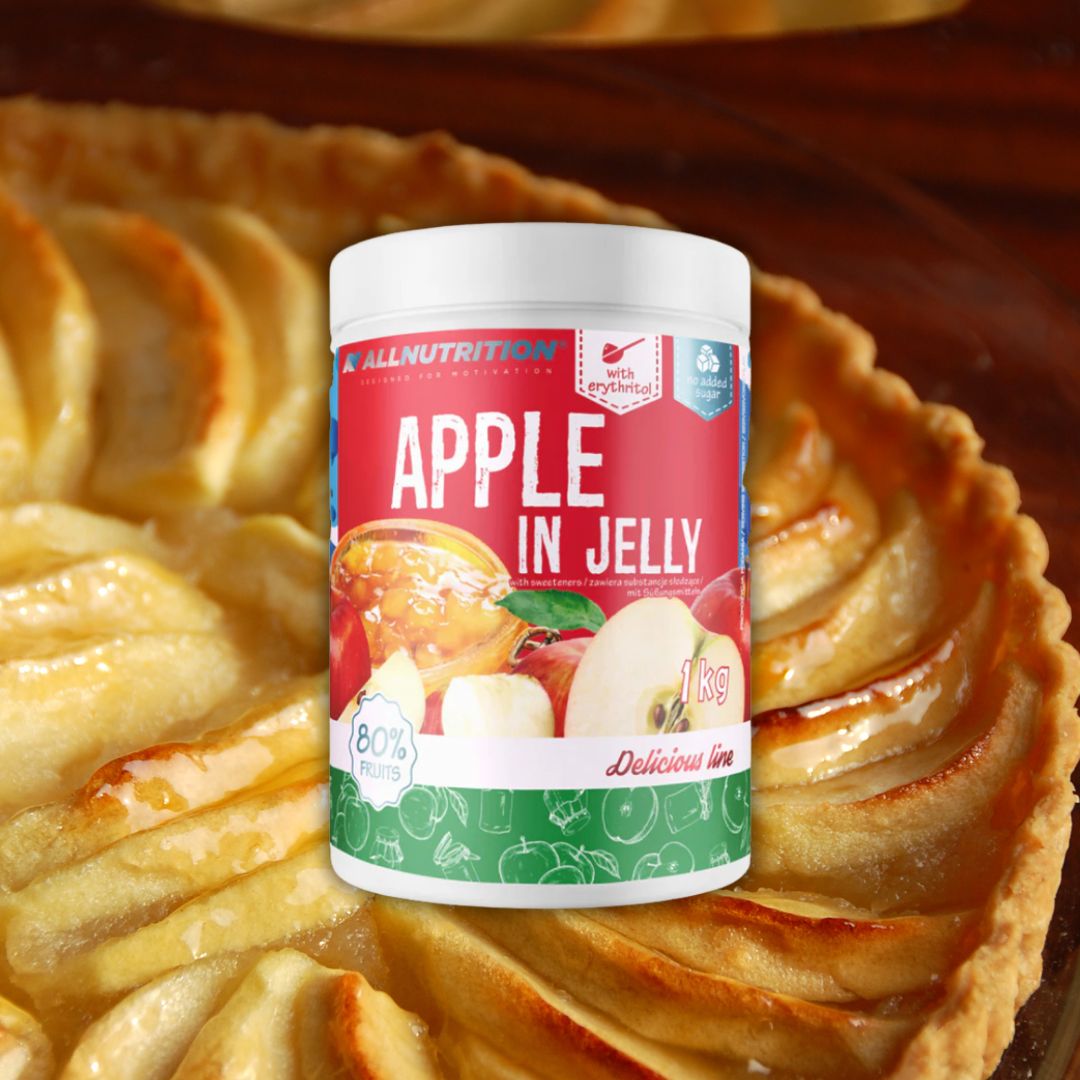 Gem de mere cu conținut ridicat de fructe și redus de calorii. Savurează dulceața pură, fără regrete!