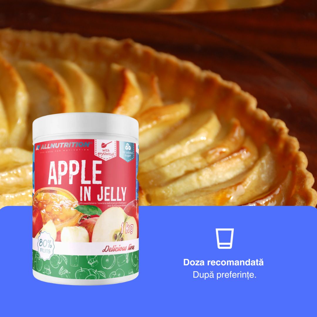 Gem de mere low-calorie, 80% fructe. Răsfăț intens, fără regrete.