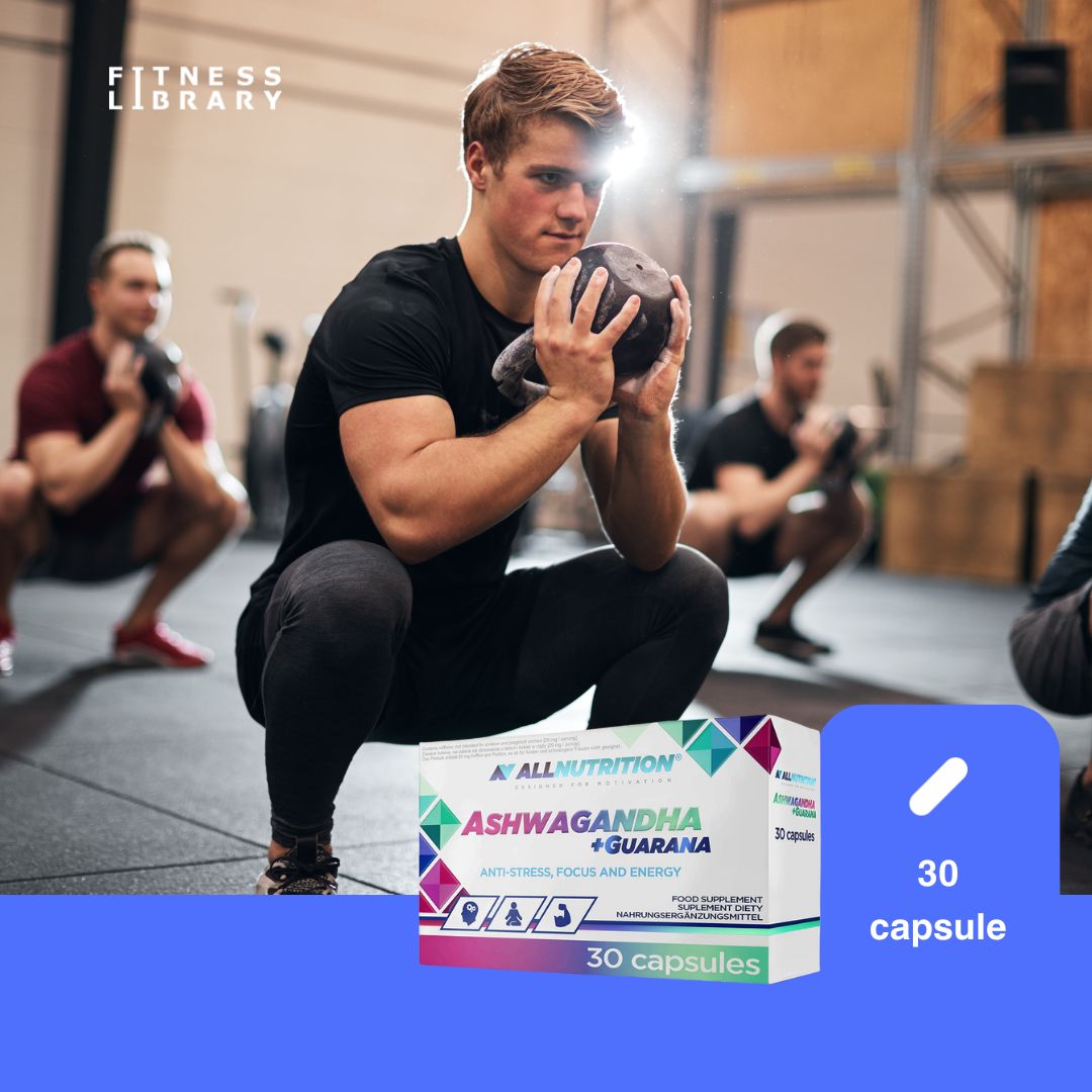 Energie, concentrare și serenitate cu Ashwagandha & Guarana. 30 capsule pentru echilibru și vitalitate.