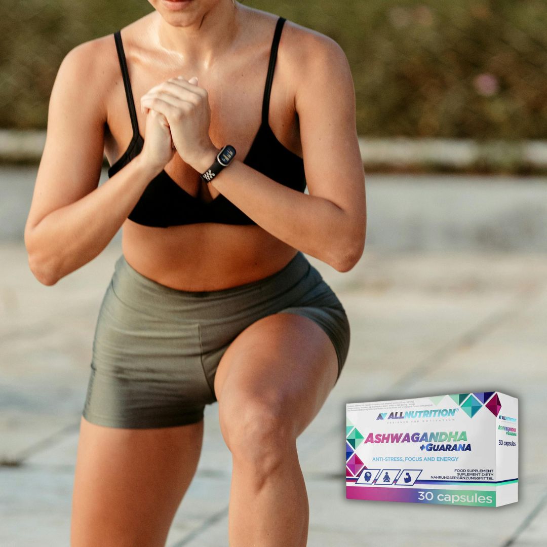 Ashwagandha și Guarana AllNutrition: calm, concentrare și energie pentru orice provocare.