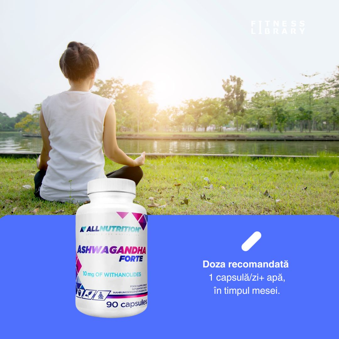 Ashwagandha Forte: Energie serenă și nopți odihnitoare.