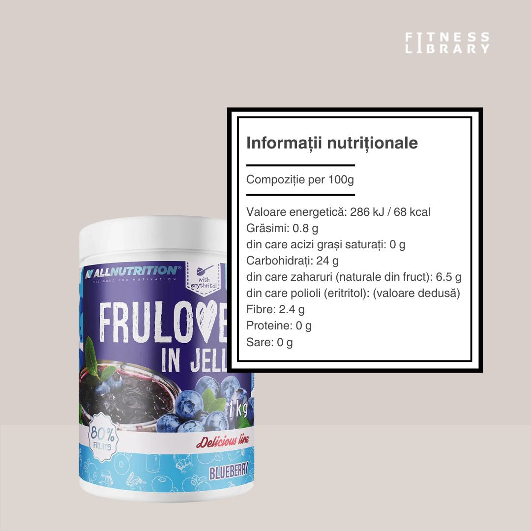 Jeleu de afine proaspăt, fără zahăr adăugat. Energie și vitalitate pentru un început de zi perfect!