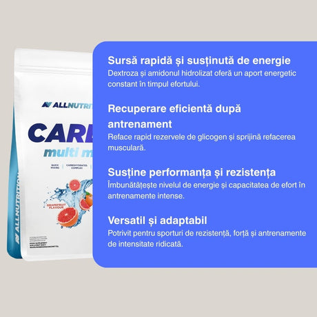 Energie constantă, recuperare impecabilă. Carbo Multi Max: Atinge performanțe de vârf.