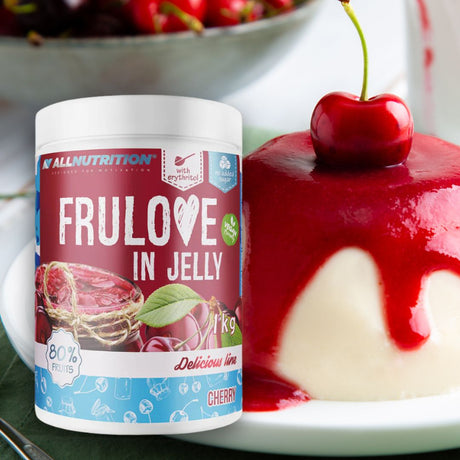 Dulceață pură, fără zahăr adăugat. Gem de cireșe coapte pentru un wellbeing delicios. #AllNutrition