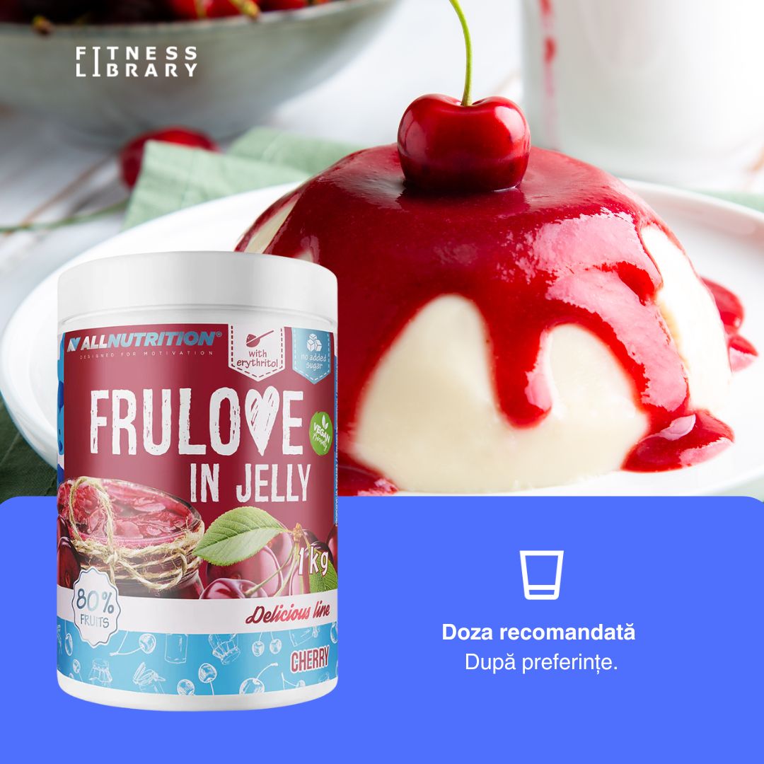 Gem de cireșe 80% fructe, fără zahăr adăugat. Răsfăț autentic, aromă intensă, textură catifelată.