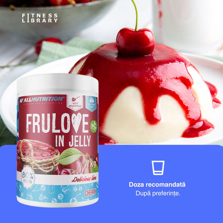 Gem de cireșe 80% fructe, fără zahăr adăugat. Răsfăț autentic, aromă intensă, textură catifelată.