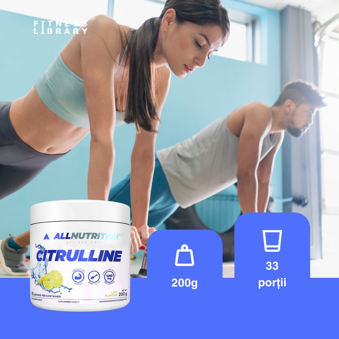 Citrulină Malat ALLNUTRITION: Performanță maximă, regenerare rapidă, energie explozivă.