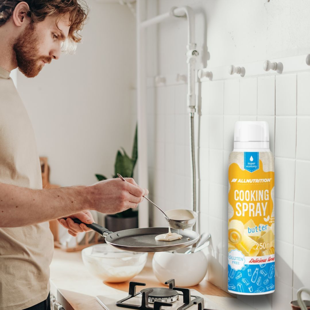 Gust de unt, 0 calorii. ALLNUTRITION Cooking Spray Butter - mese rafinate, siluetă impecabilă.