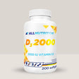 Vitamina D3 2000 ALLNUTRITION: Oase puternice, imunitate de fier, energie maximă, tot anul.