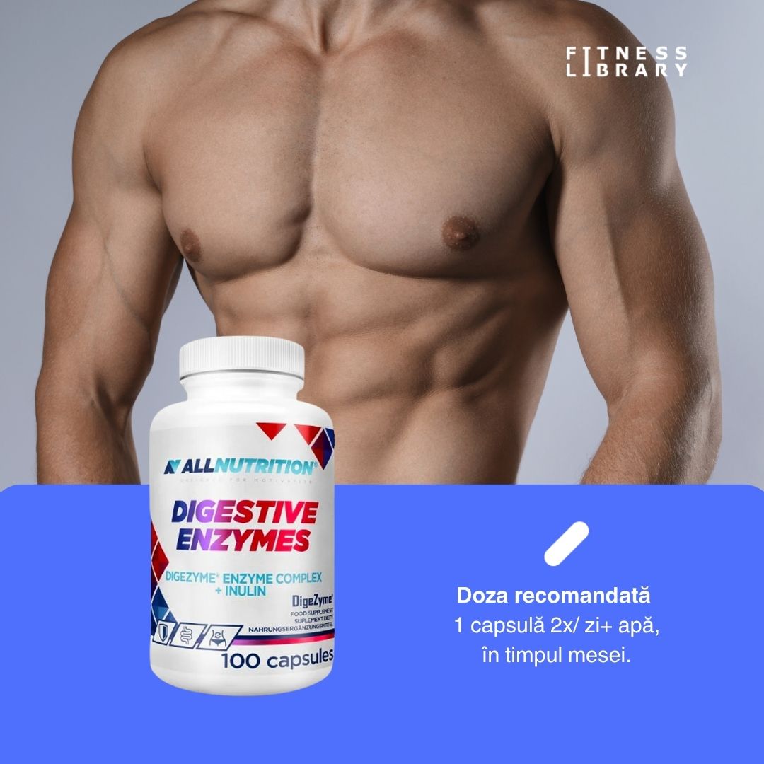 Digestie impecabilă și energie maximă cu Digestive Enzymes ALLNUTRITION. Ușurință și vitalitate garantate!