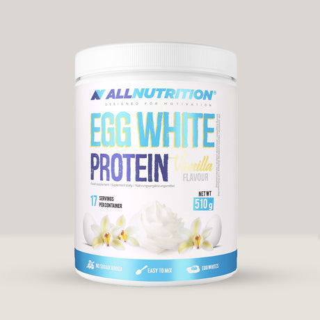 Proteină pură ou ALLNUTRITION vanilie.  Siluetă sculptată, bunăstare maximă.