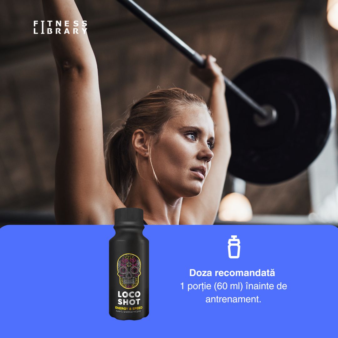 Energie pură, regenerare rapidă. LOCO Energy & Speed Shot. Performanță amplificată.