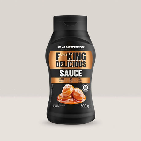 Savoare intensă de caramel sărat, fără regrete! Fitking Delicious Sauce - dulceață absolută, siluetă perfectă.