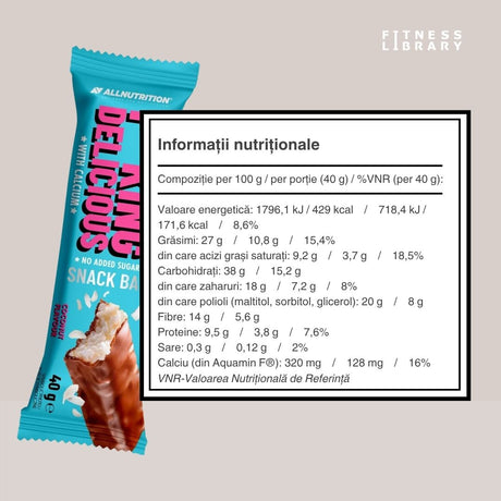 Gust rafinat, fără compromisuri. Fitking Delicious Snack Bar: energie pură și guilt-free.