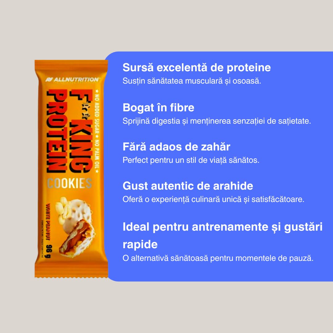 Satisface-ți pofta de dulce sănătos!  17g proteine & fibre pentru sațietate prelungită.