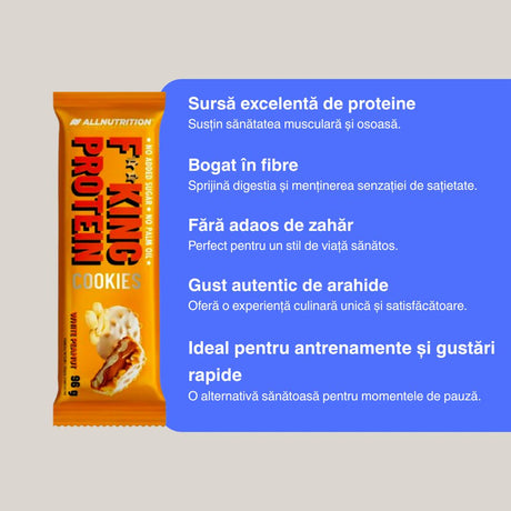 Satisface-ți pofta de dulce sănătos!  17g proteine & fibre pentru sațietate prelungită.