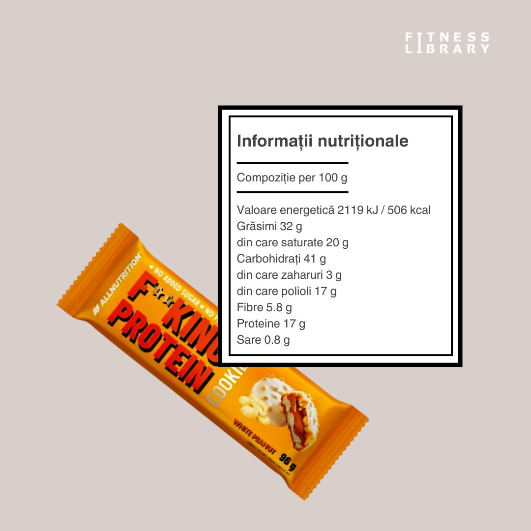 Biscuiți proteici: 17g proteine & fibre pentru sațietate prelungită, fără zahăr adăugat. Energie susținută!