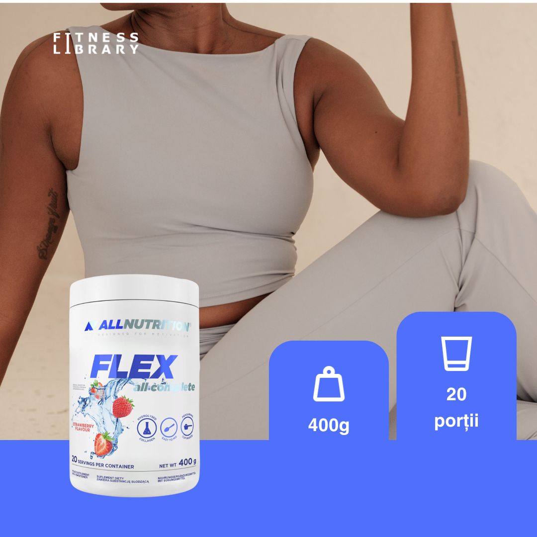Mișcare fluidă și articulații sănătoase cu FLEX ALL COMPLETE. Redescoperă bucuria mișcării!