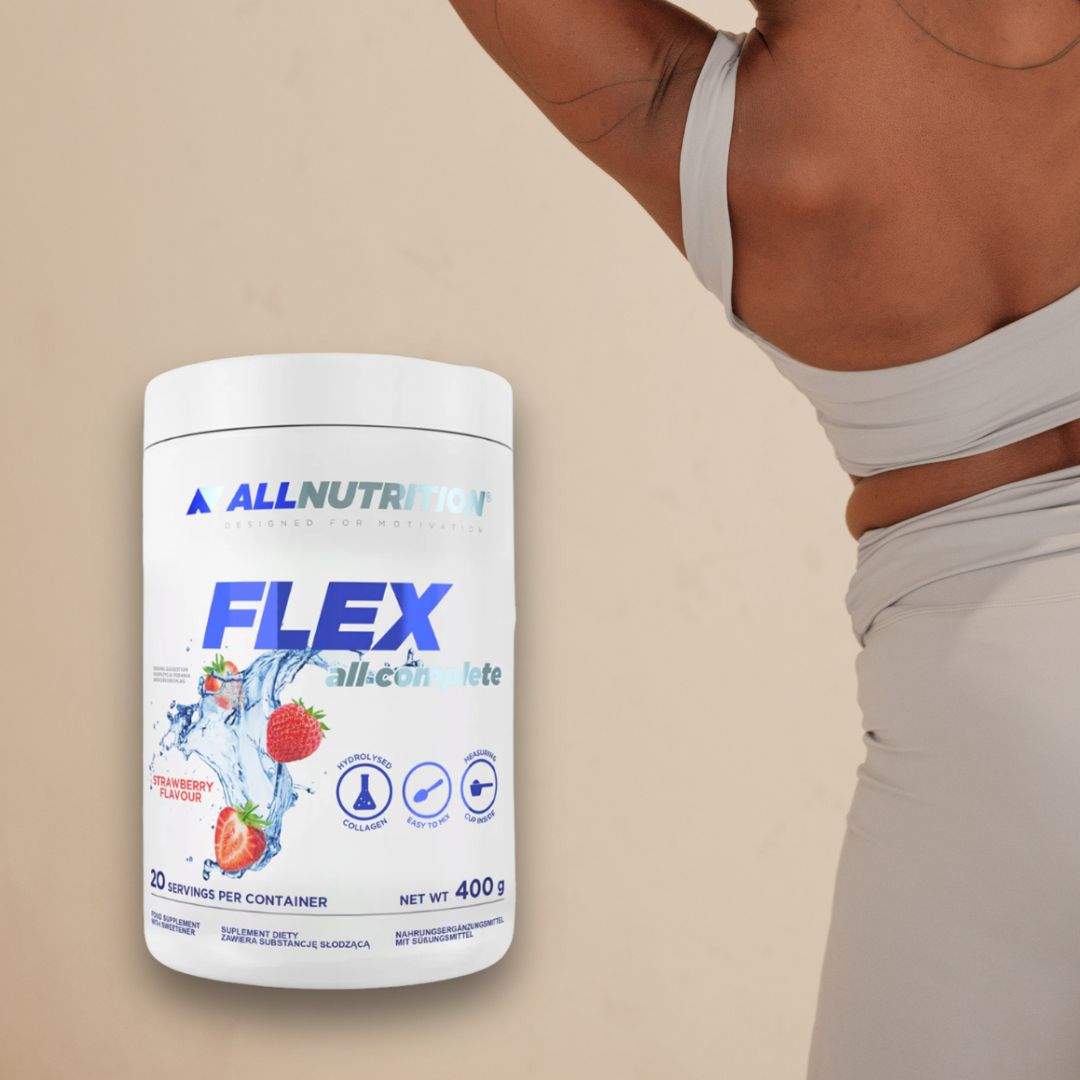 Mișcare fluidă și ușoară cu FLEX ALL COMPLETE. Hrănește articulațiile și oasele pentru o viață activă.