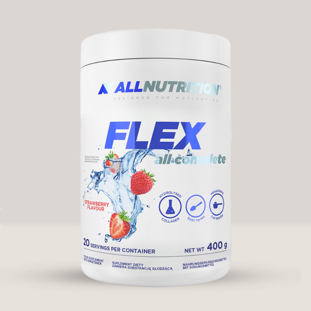 Imagine cu suplimentul alimentar FLEX (All complete) de la ALLNUTRITION, 400g, 20 de serviri.