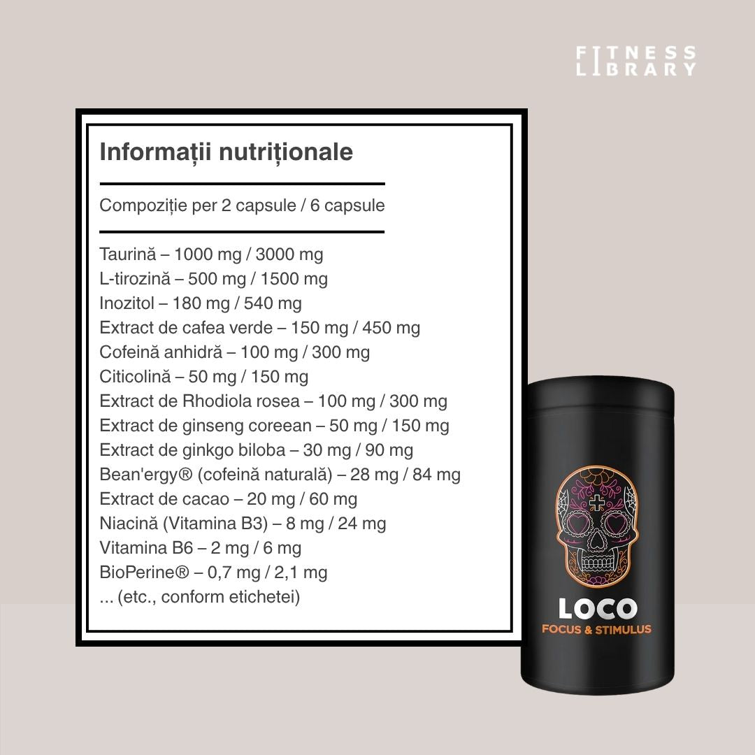 Claritate absolută și energie neobosită cu Focus & Stimulus de la LOCO.