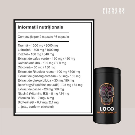 Claritate absolută și energie neobosită cu Focus & Stimulus de la LOCO.