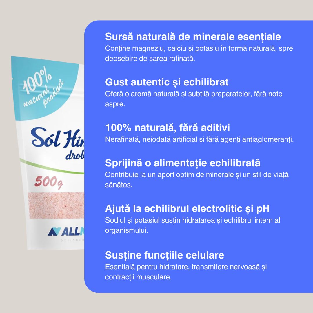 Sare Roz Himalaya: Savoare ancestrală, vitalitate pură.