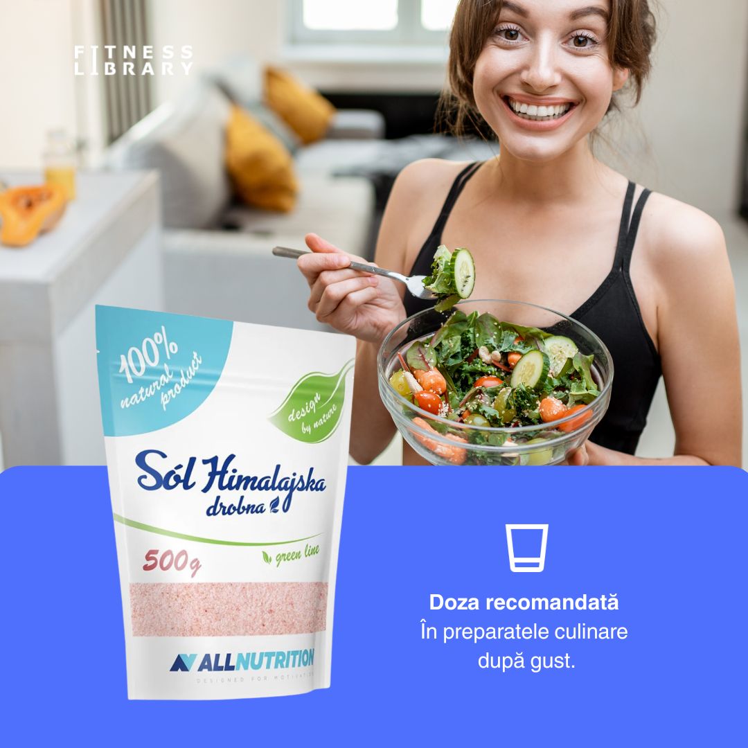 Sare roz Himalaya ALLNUTRITION: Regenerare corp & minte, vitalitate radiantă.