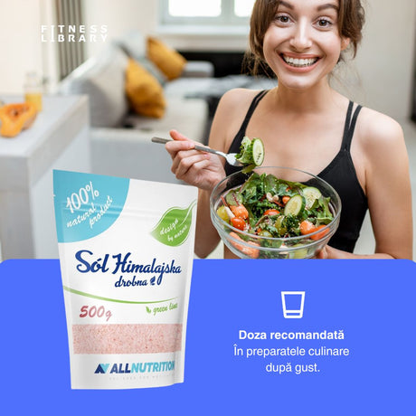 Sare roz Himalaya ALLNUTRITION: Regenerare corp & minte, vitalitate radiantă.