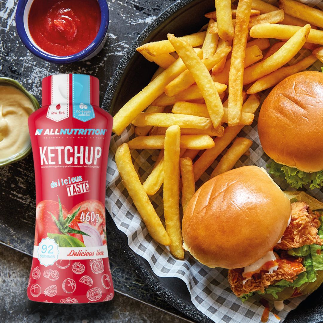 Ketchup hipocaloric ALLNUTRITION: Gust autentic, siluetă perfectă.