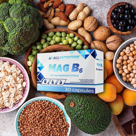 Magneziu și B6 pentru energie și echilibru. ALLNUTRITION.