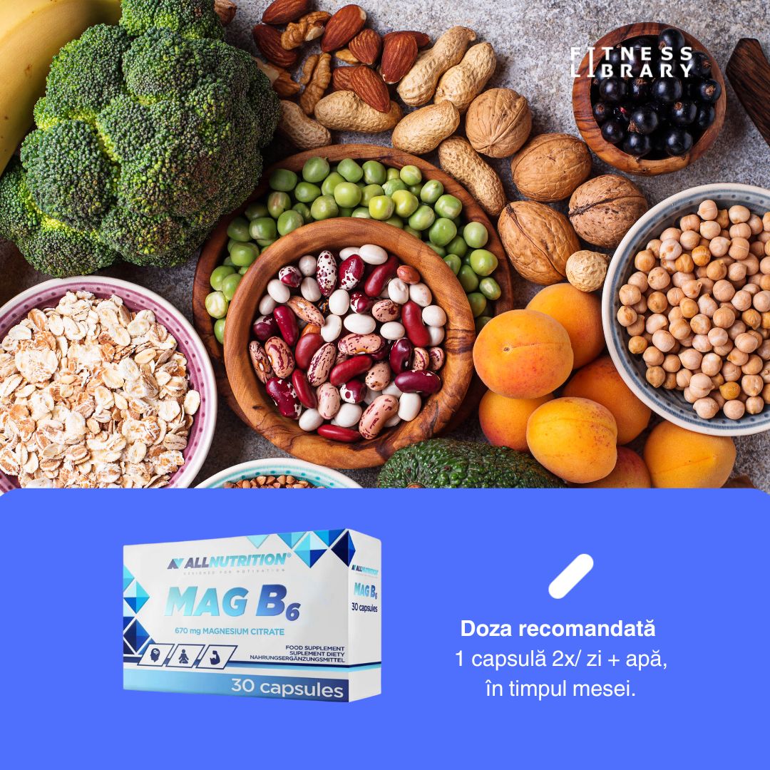Magneziu B6: Energie și claritate pentru o performanță optimă.