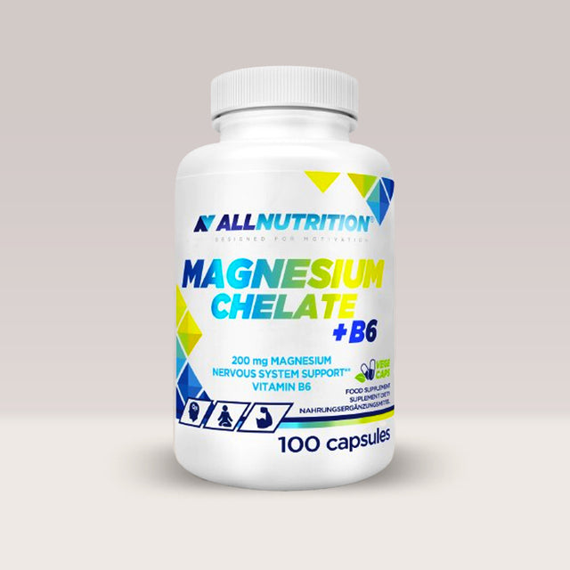 Energie și vitalitate cu Magneziu Chelat B6 ALLNUTRITION. Regăsește-ți serenitatea!