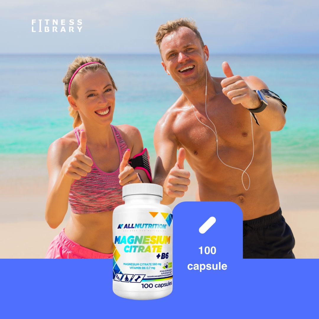 Energie și claritate cu Magneziu Citrat + B6 de la ALLNUTRITION. Revitalizează-te zilnic!
