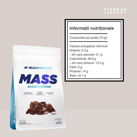 Crește masa musculară rapid și recuperează eficient cu acest gainer fără gluten.