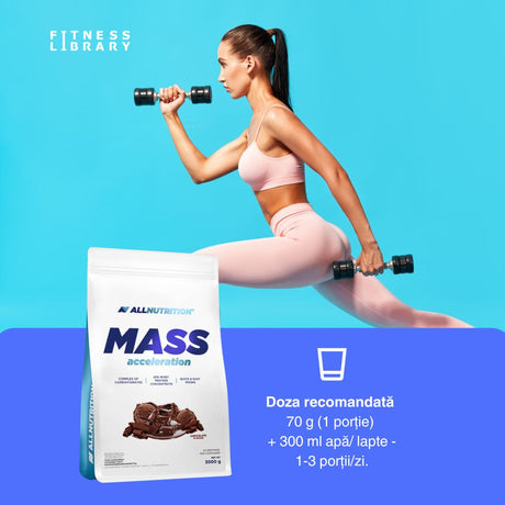 Crește masa musculară rapid, cu energie susținută și recuperare accelerată.