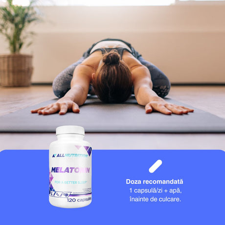 Somn profund, regenerator cu Melatonina Better Sleep. Trezește-te revitalizat și plin de energie!